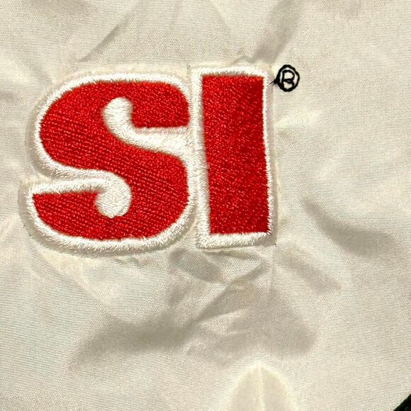 Green and white vintage NFL Green Bay Packers windbreaker jacket NFL Reebok XL - Picture 7 of 7